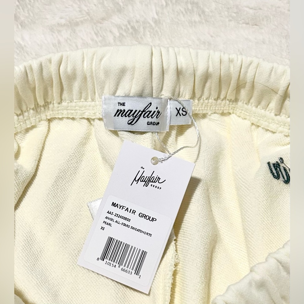 NWT The Mayfair Group Angel All-Stars SweatShorts XS $88 - Picture 7 of 8